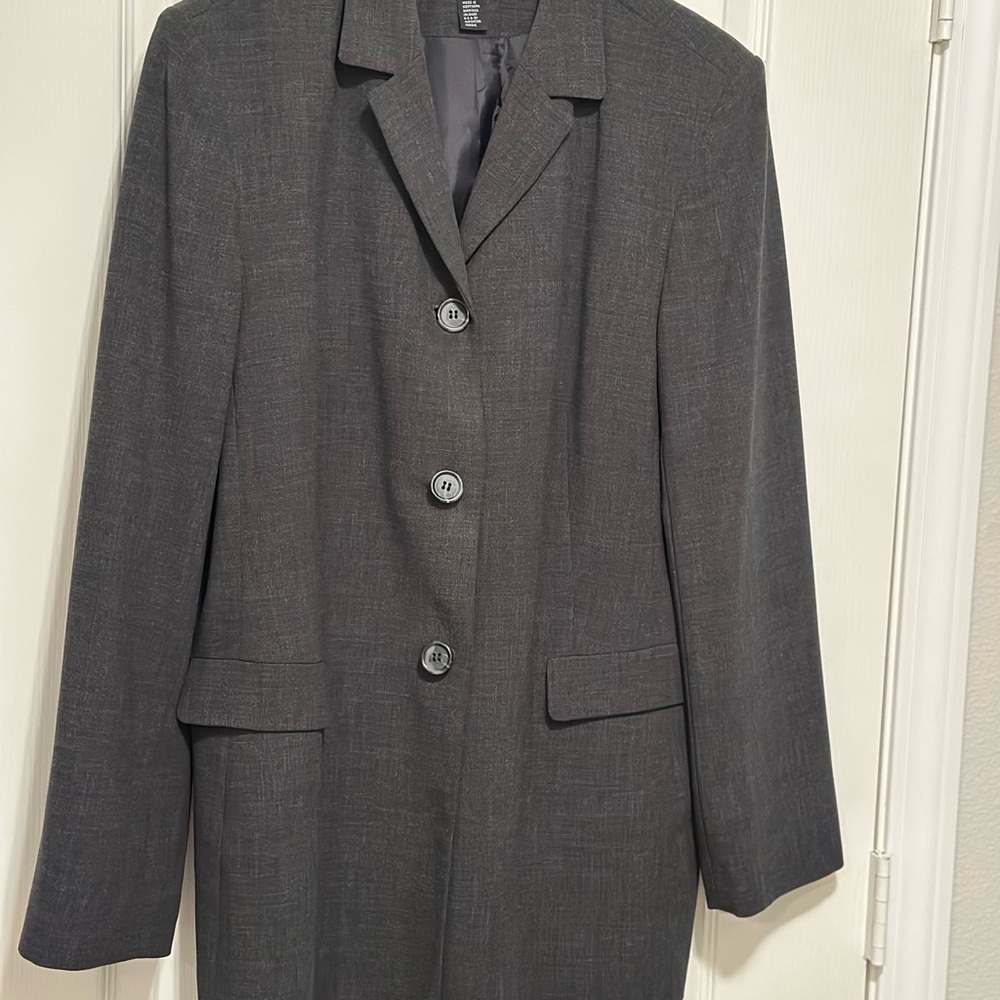 Josephine Chaus Professional Charcoal Blazer